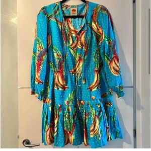 Banana sky mini dress